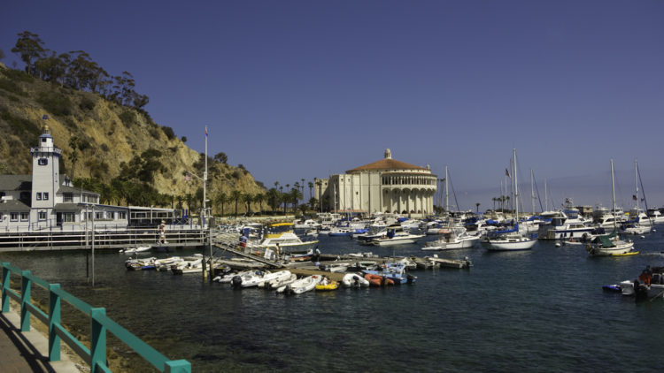 Catalina-2007-0098-750×422 a boat is docked next to a body of water