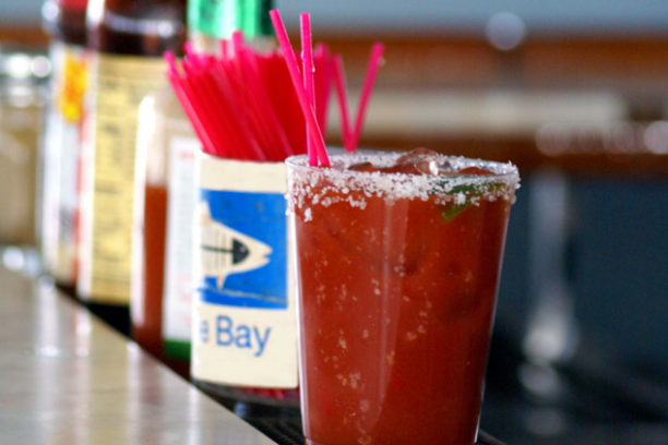 a glass cup on a counter