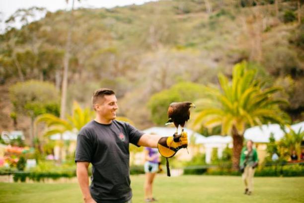 a man holding a frisbee