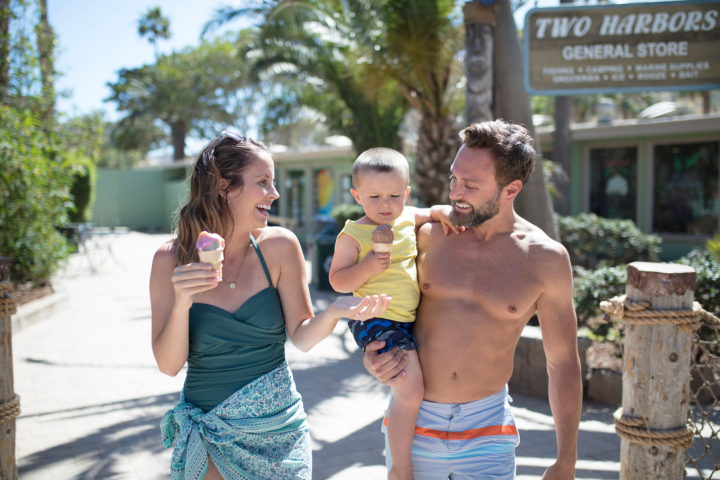 a person standing in front of a building