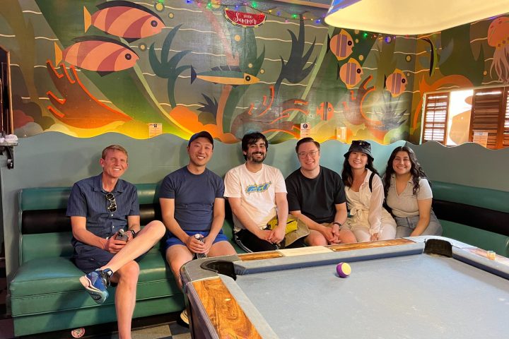 Friends at the Marlin Club on Catalina Island