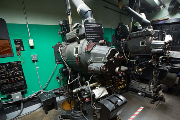 a desk with a computer